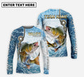 Cowgic Walleye Fishing Golden Hook Graphic Sport Custom Name & Team Name 3D